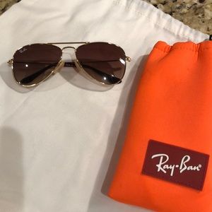 Kids aviator Ray Ban sunglasses